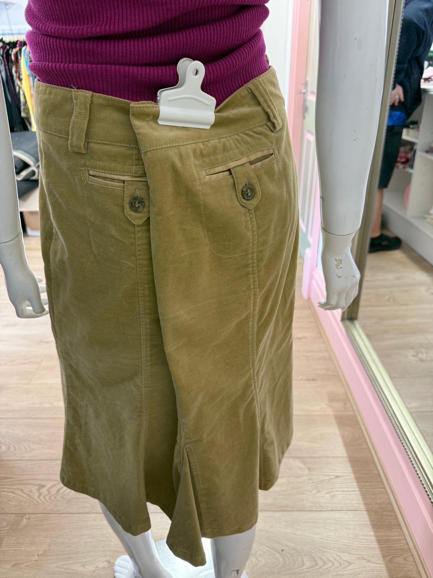 315 velvet style skirt