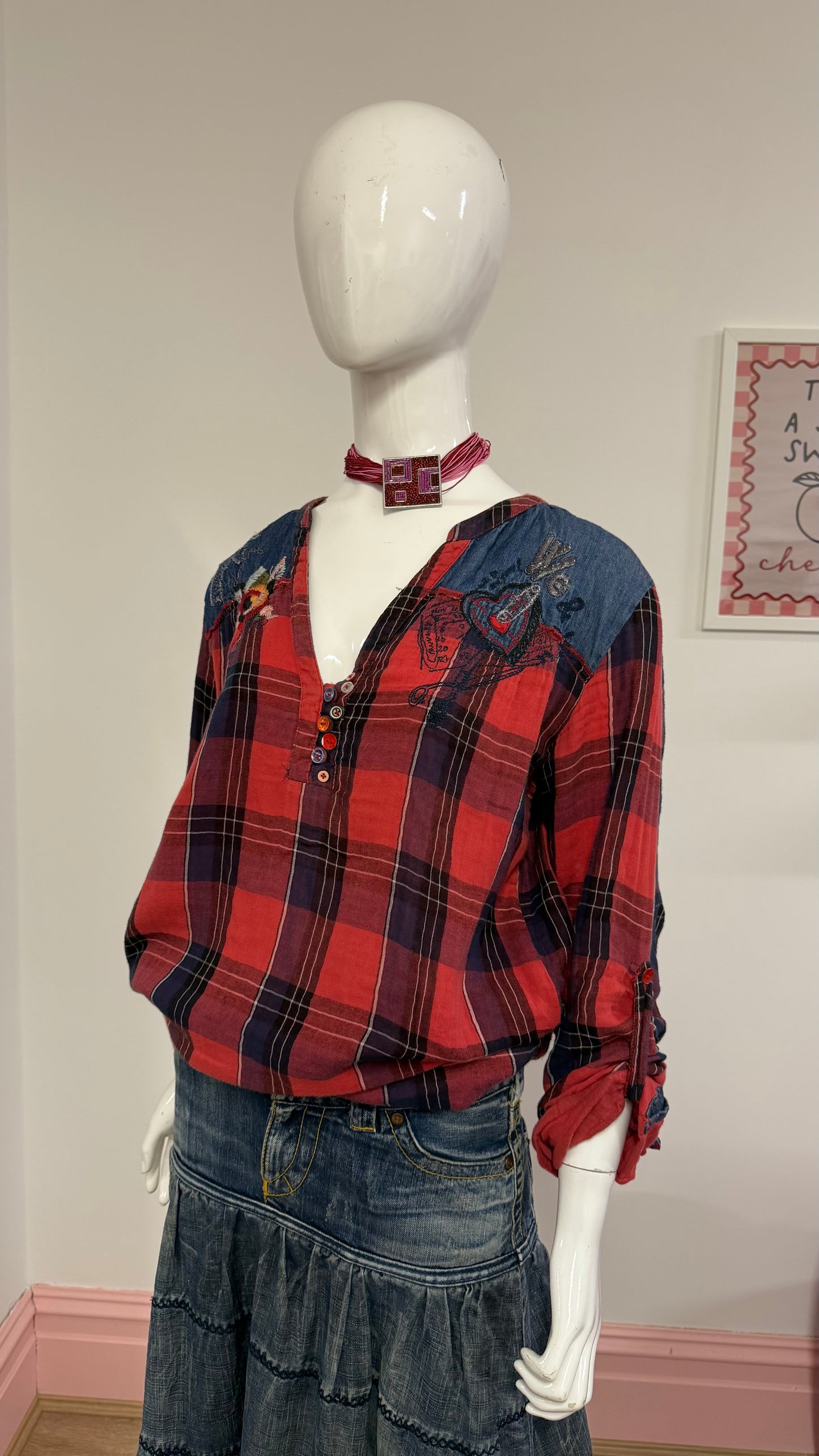 123 plaid shirt