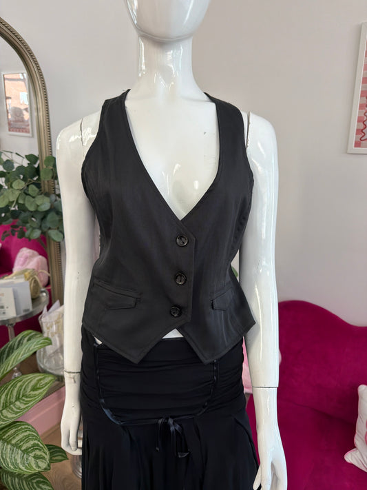 390 Black waistcoat