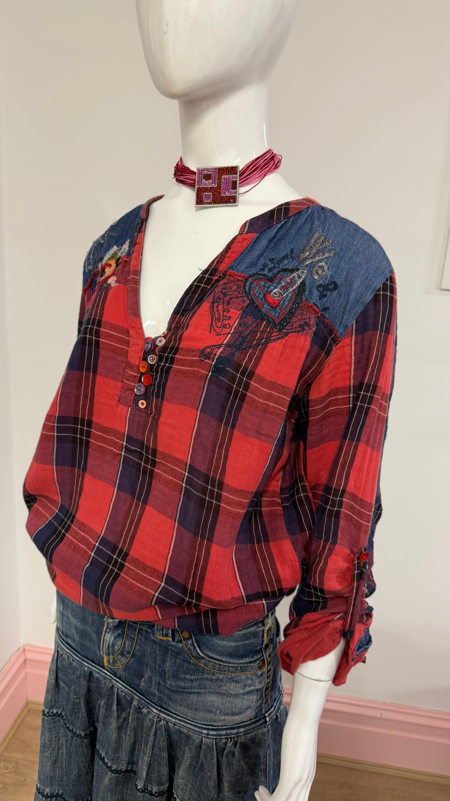 123 plaid shirt