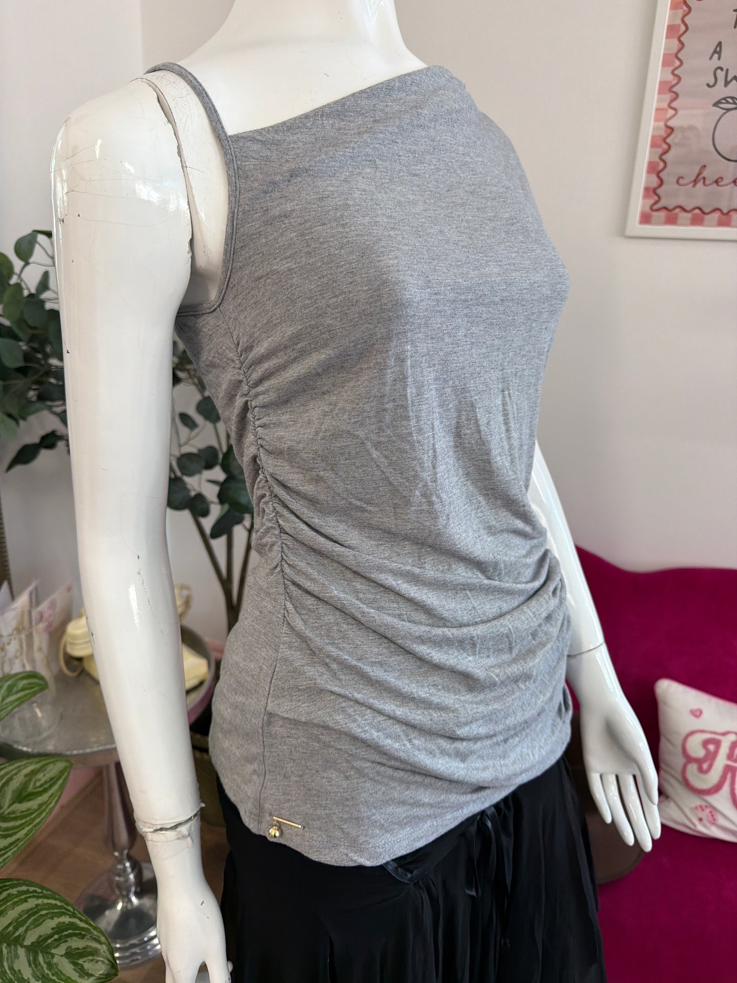 399 Miss sixty grey top