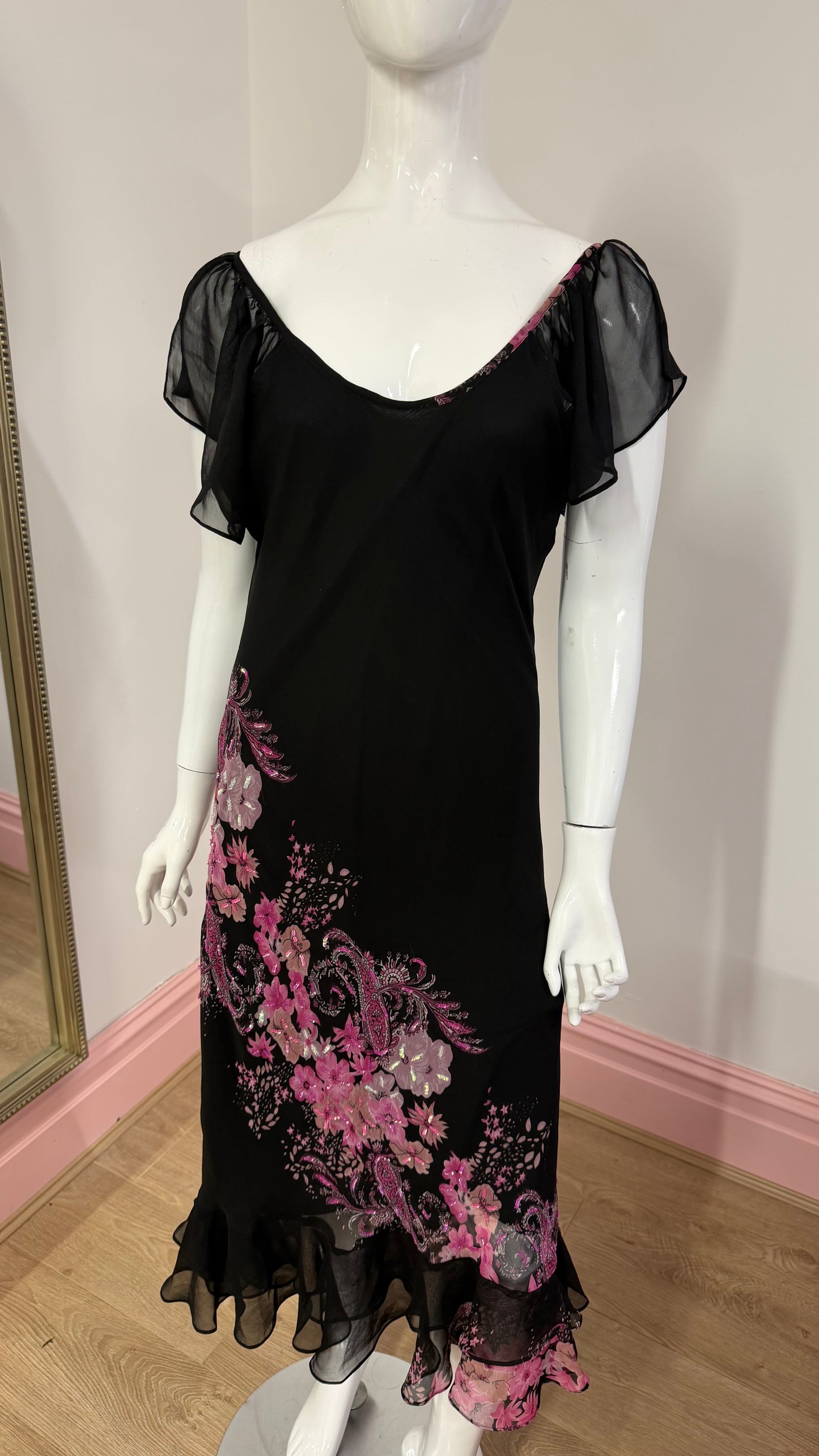225 Black maxi dress