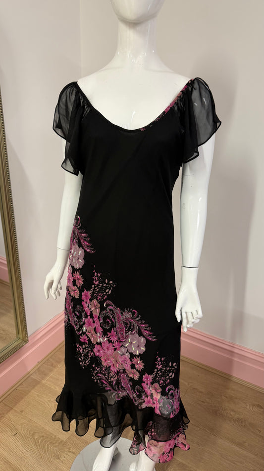 225 Black maxi dress