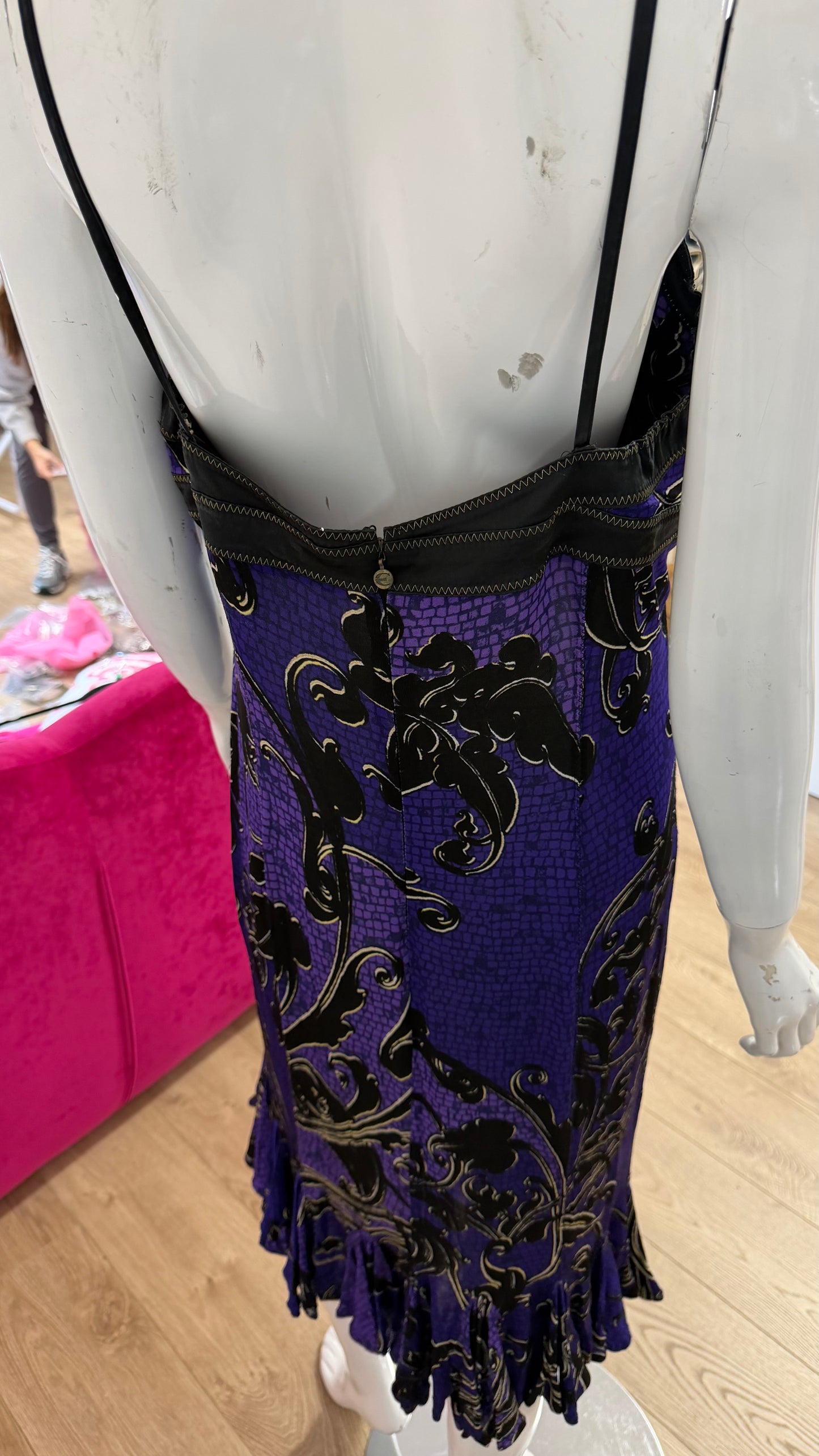 235 purple cami dress