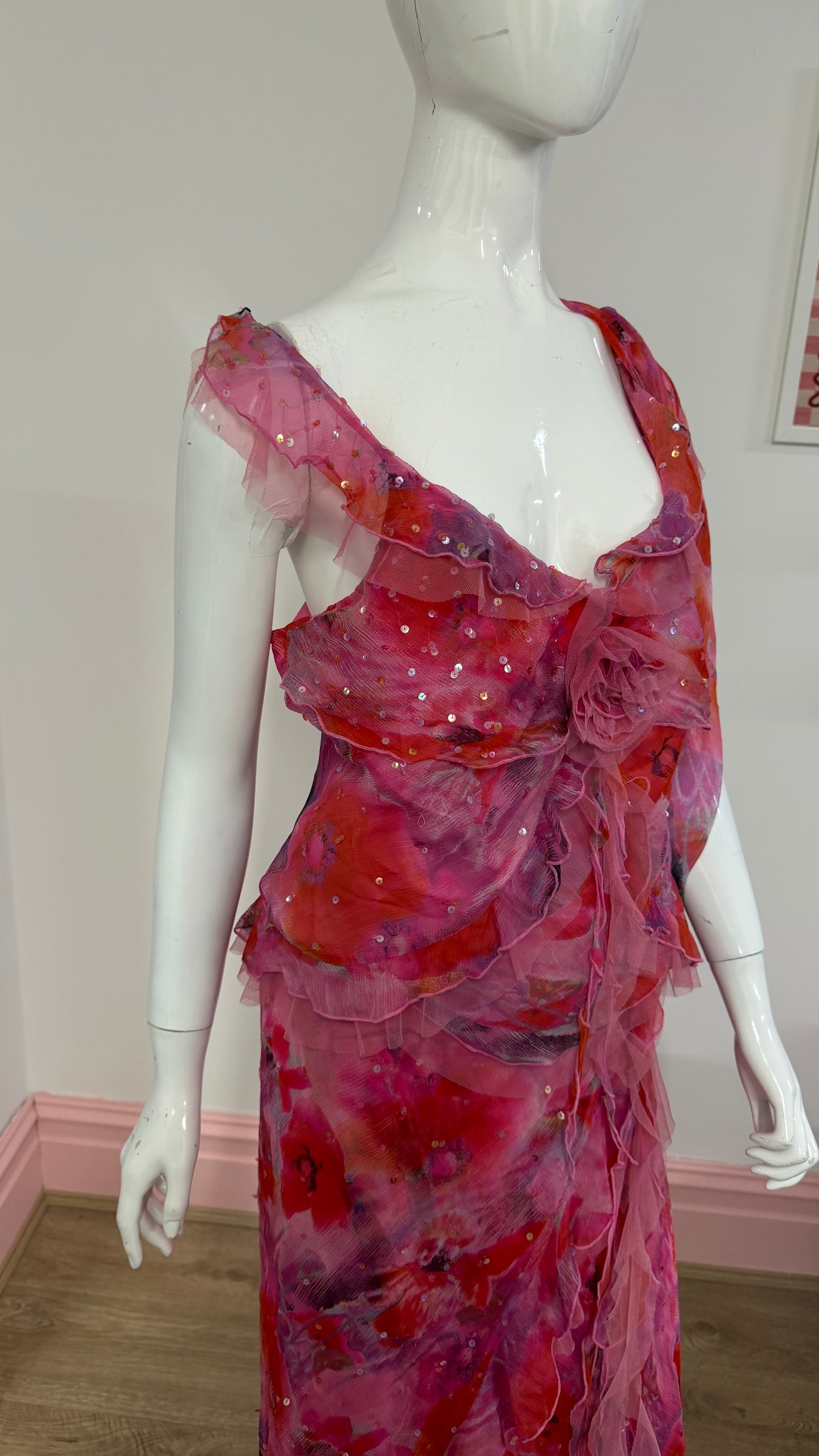 236 Floral two piece