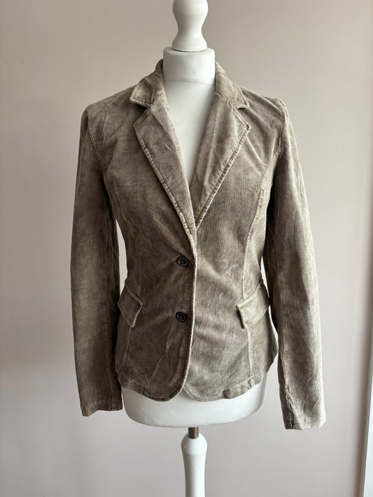 Beige Sisley Corduroy Jacket