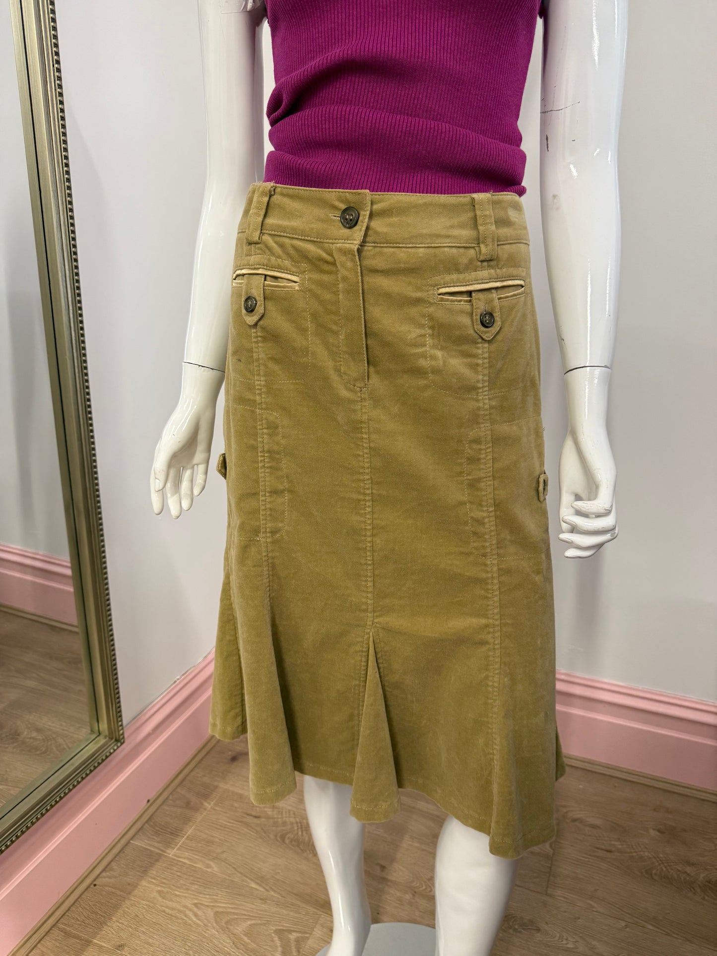 315 velvet style skirt