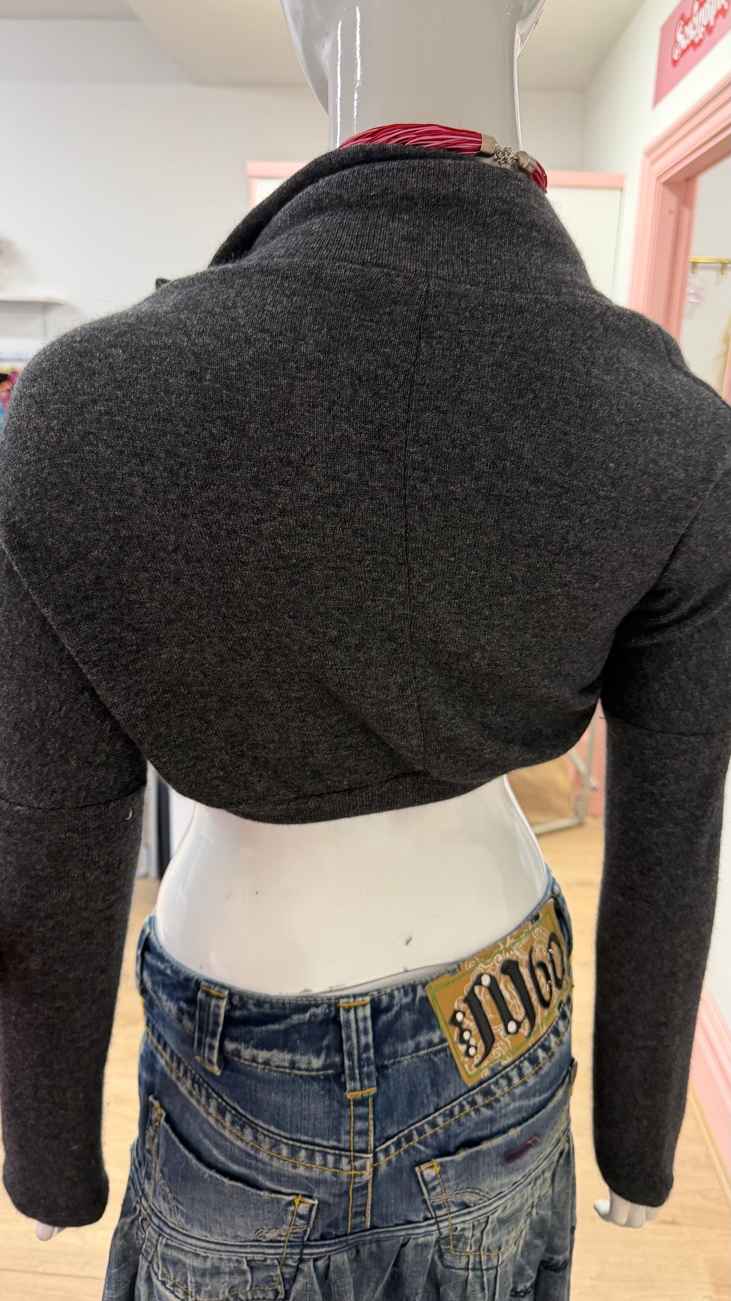 111 grey bolero