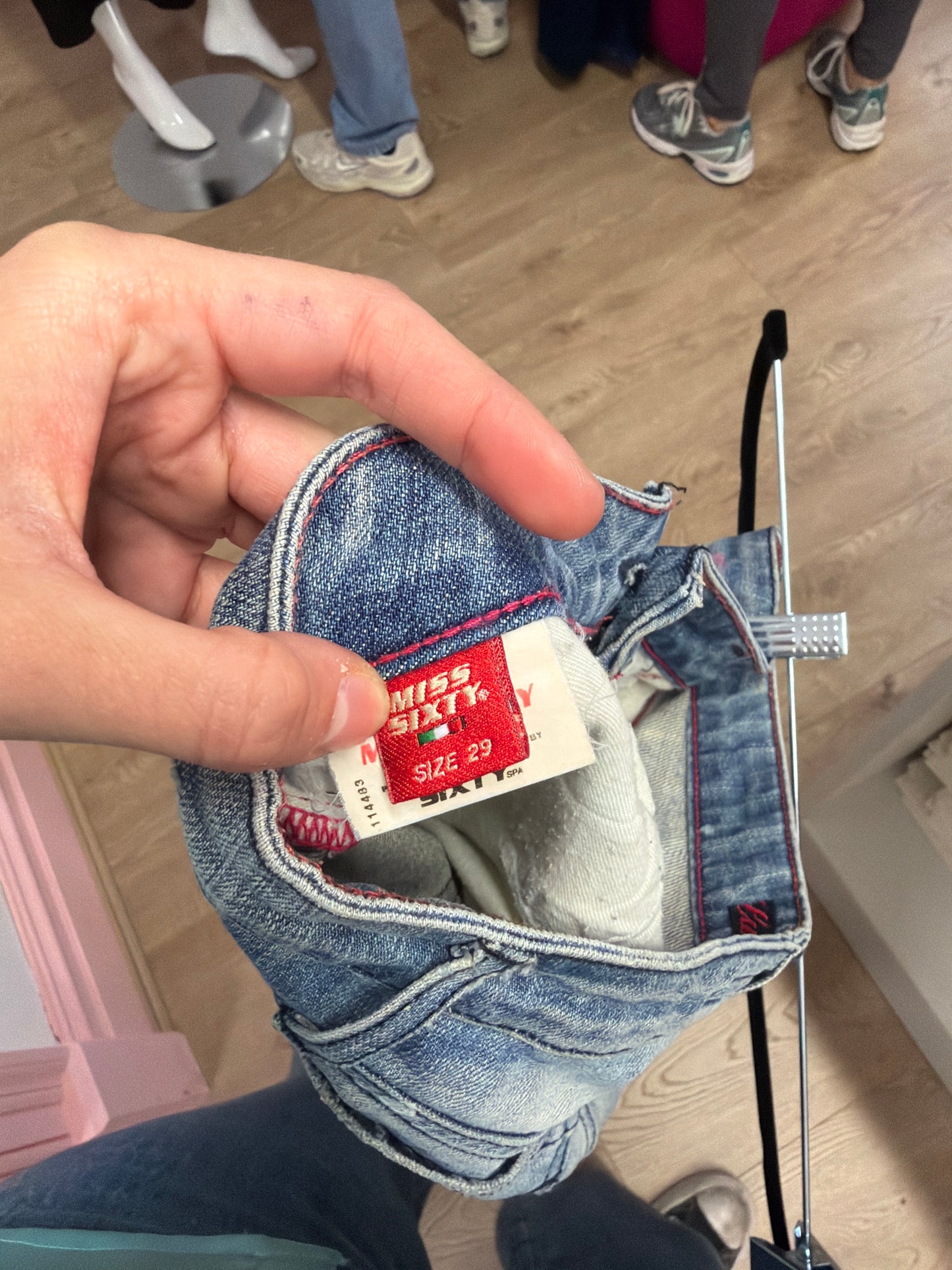 162 Miss Sixty lightening bolt jeans