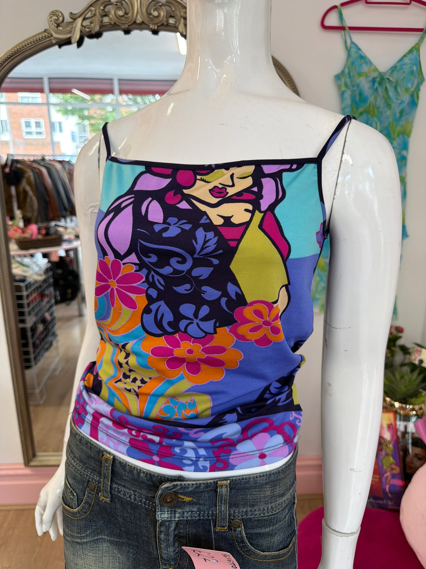 645 multicoloured cami Size S/M