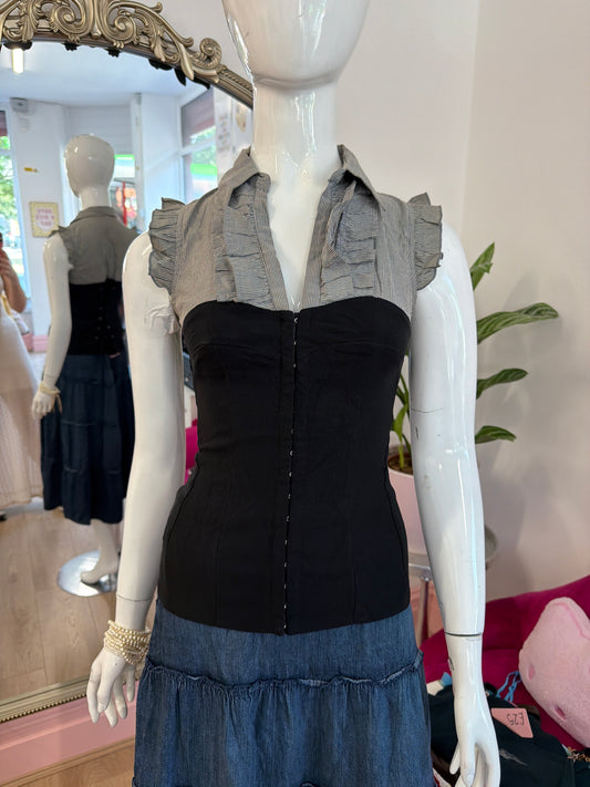 504 Shirt corset top