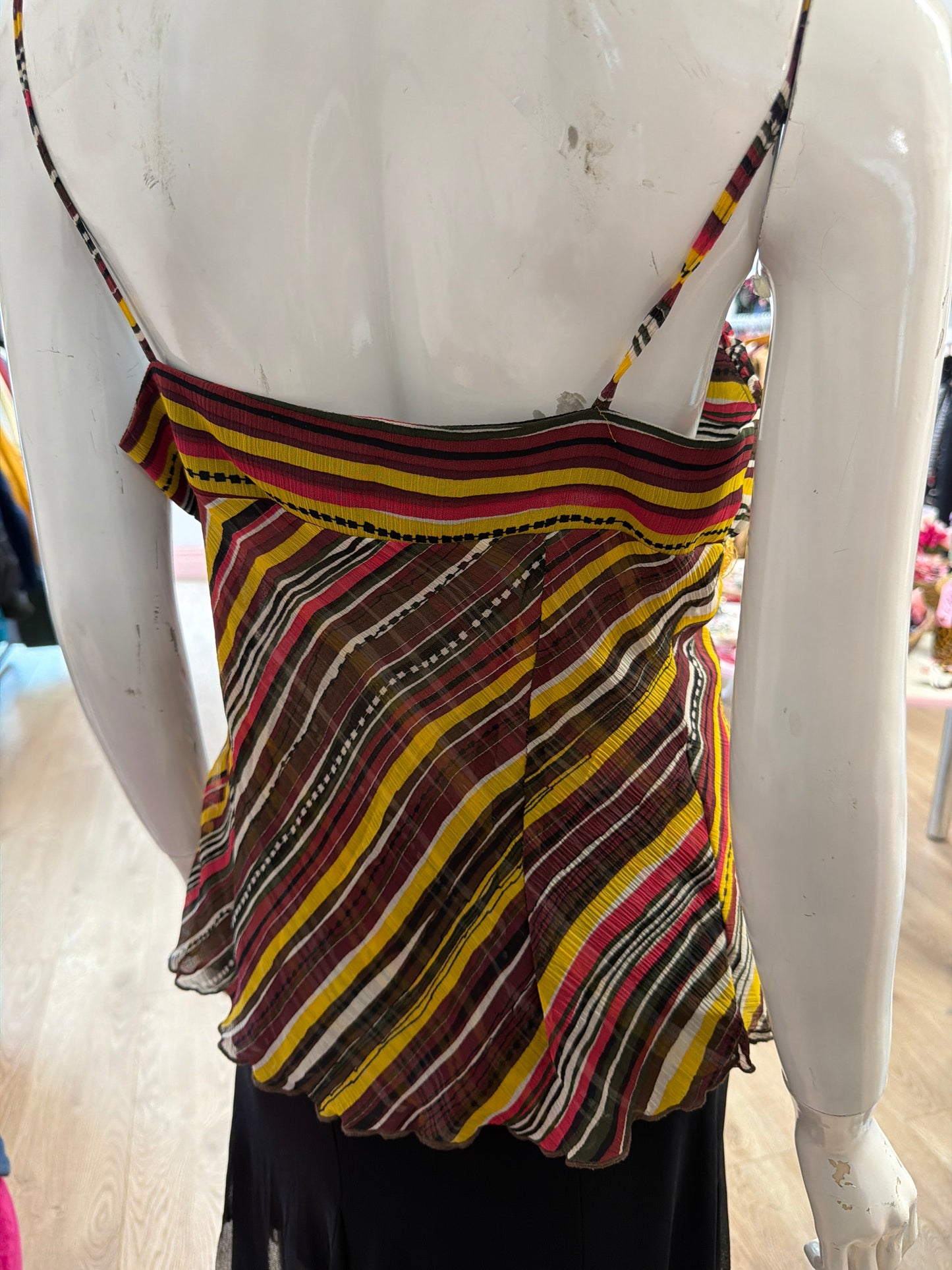 463 Colourful cami top