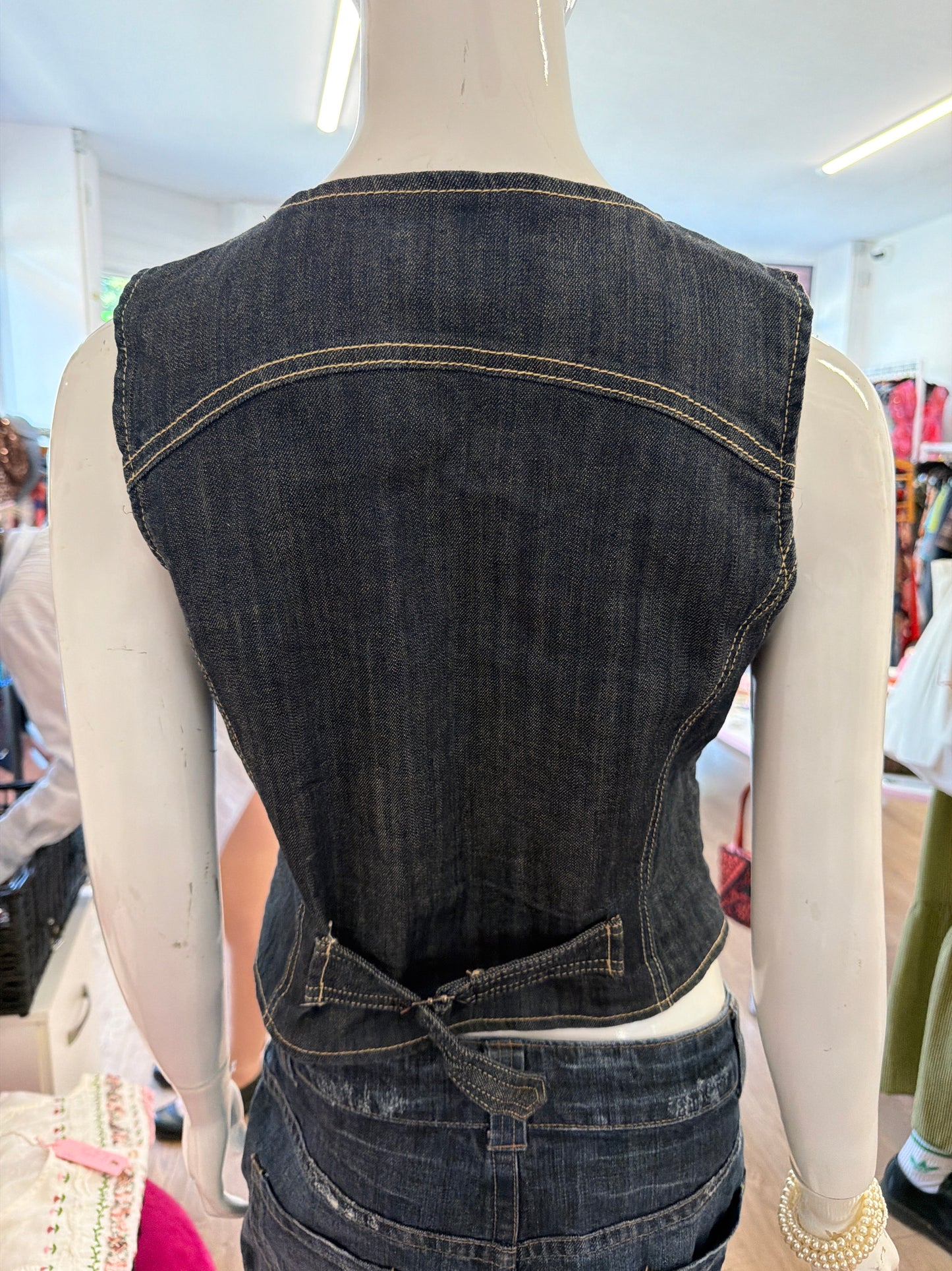 548 Denim waistcoat