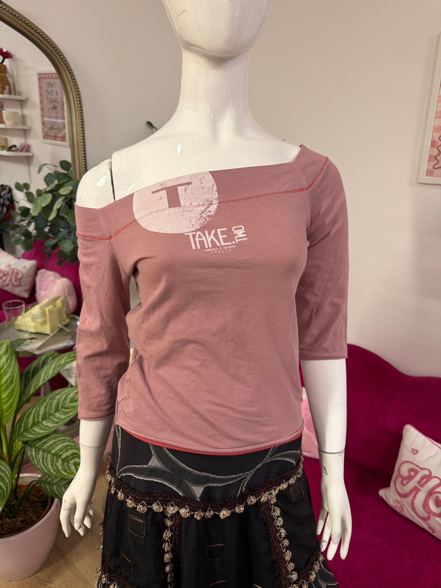 419 pink top