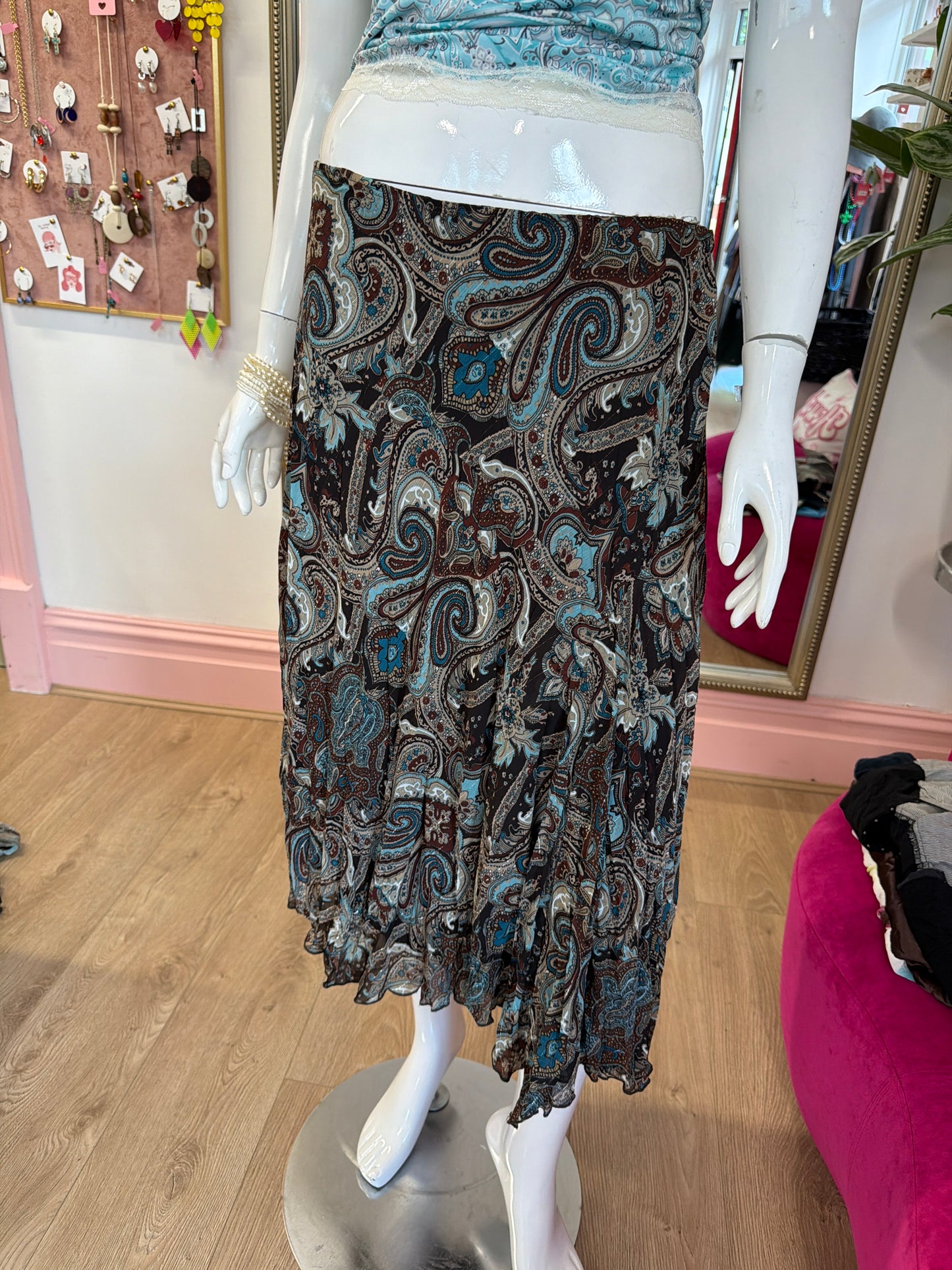 506 paisley skirt