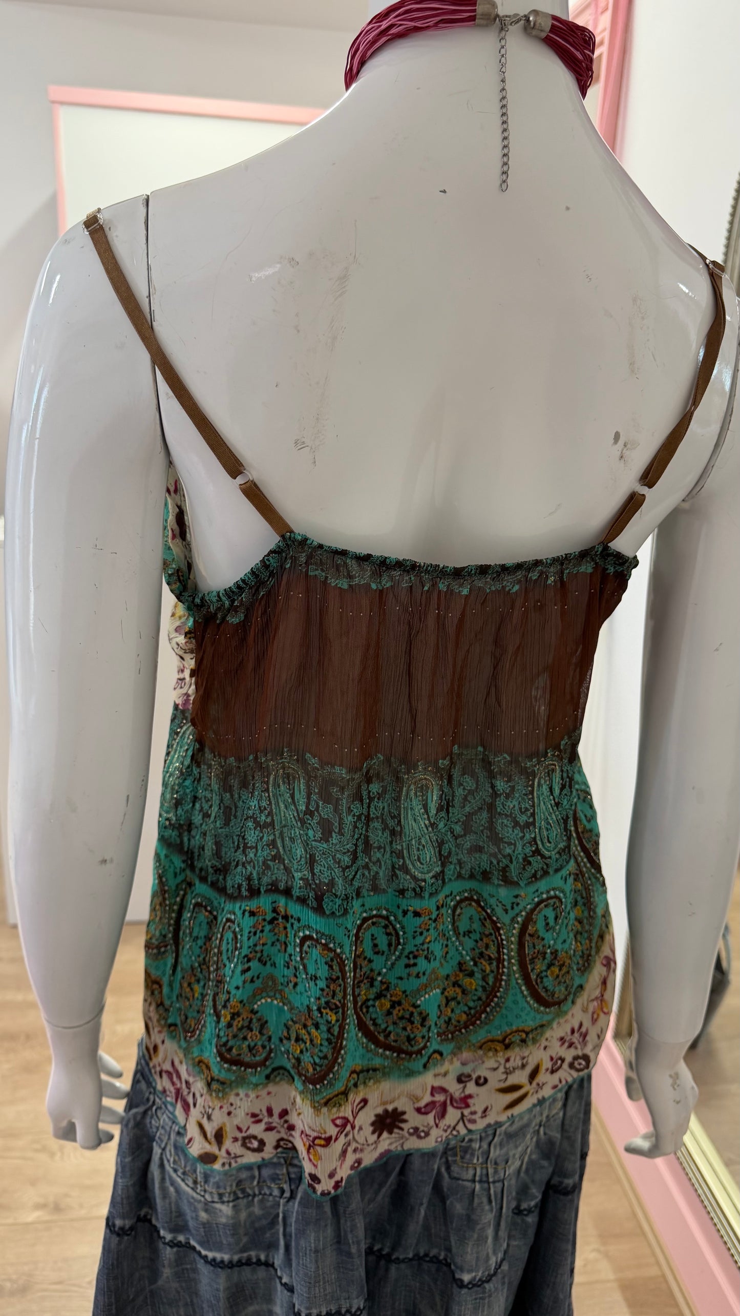 52 green cami top