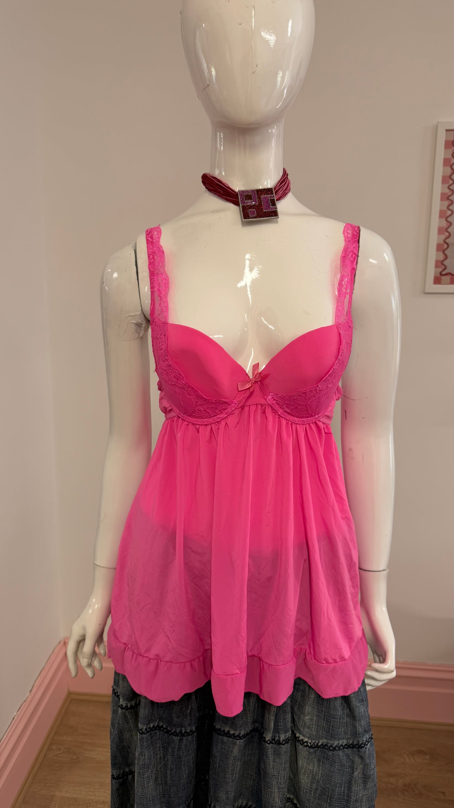 65 pink cami top