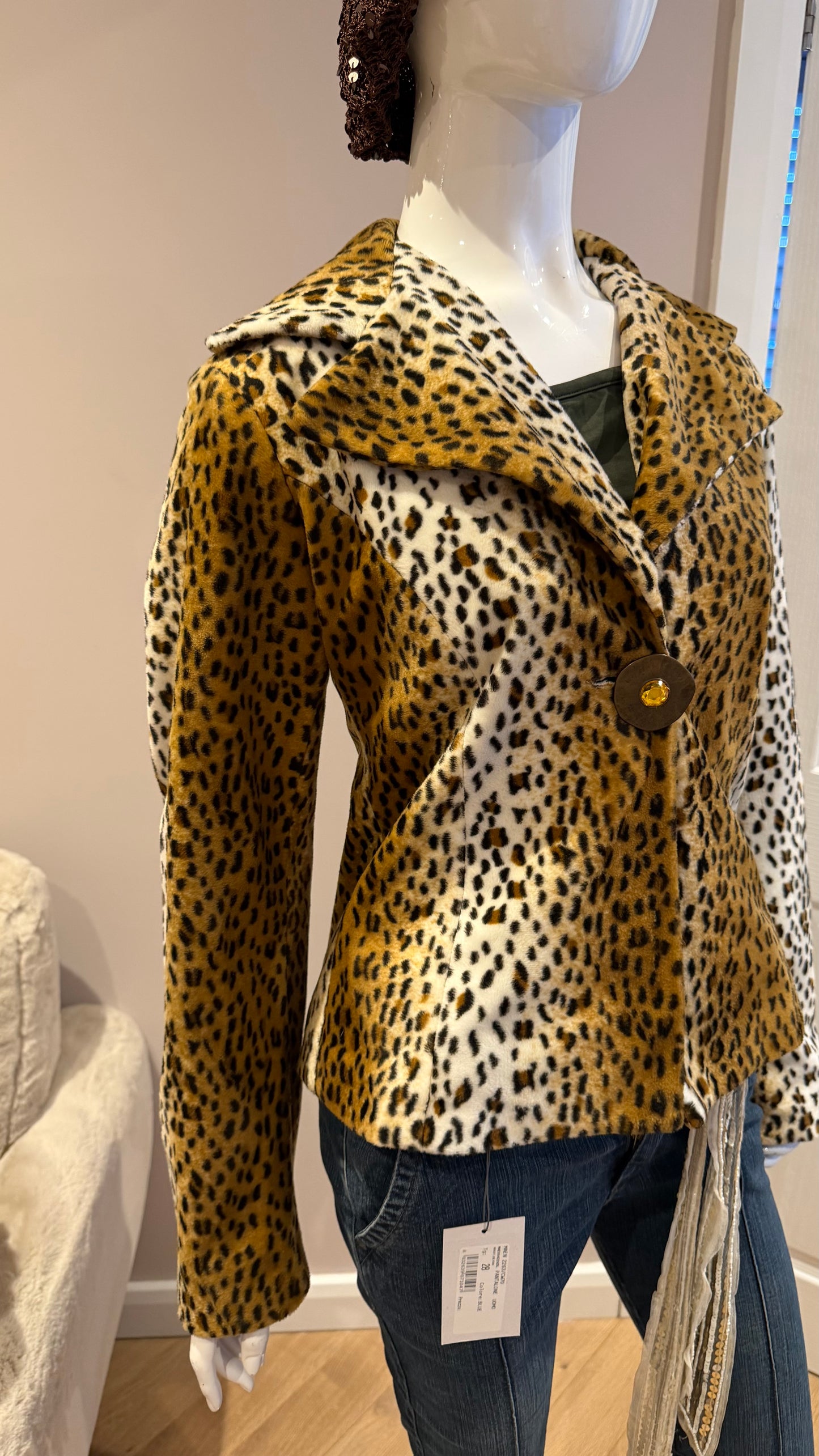 23 Leopard fur coat