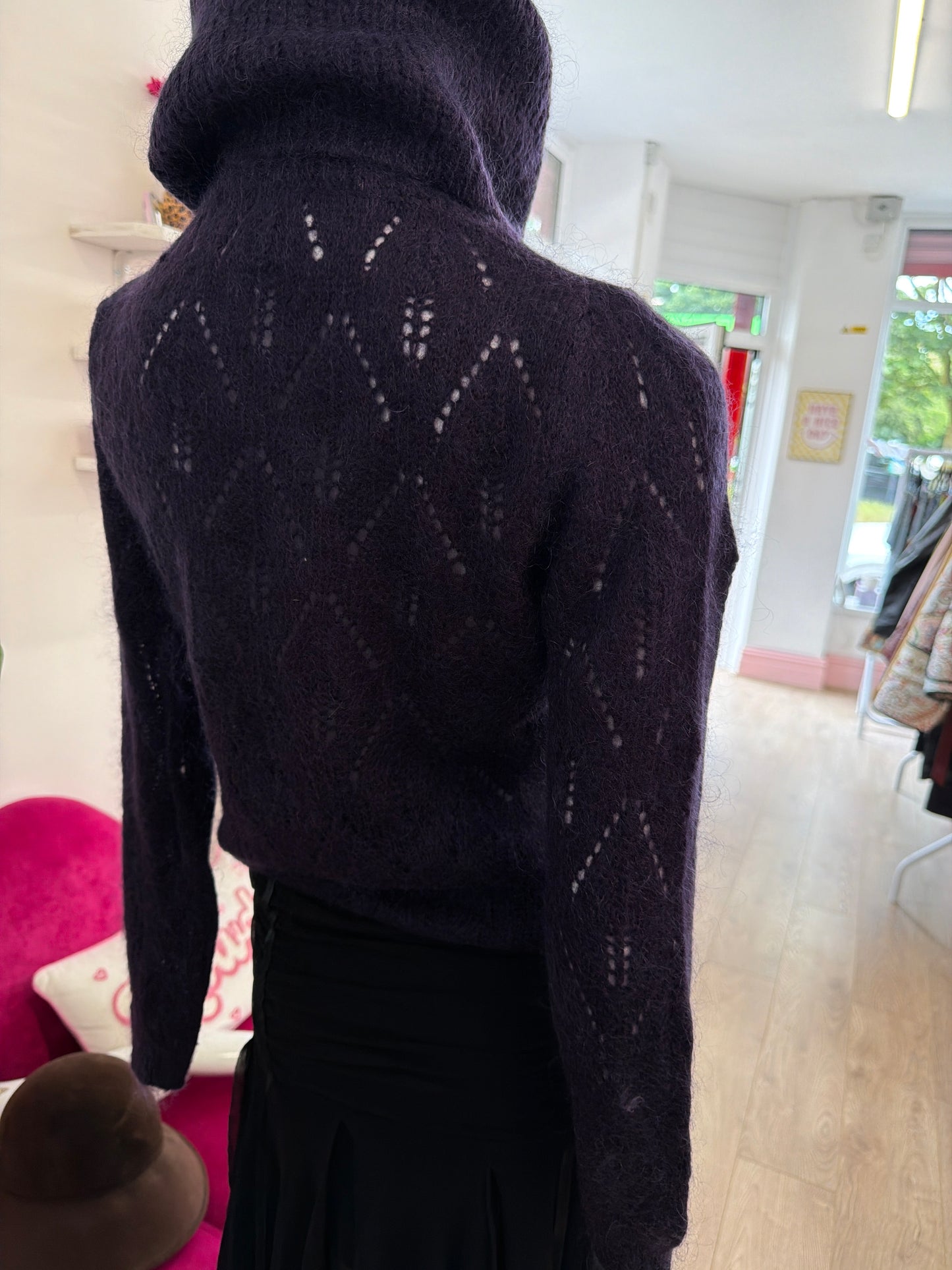 403 Purple knit jumper
