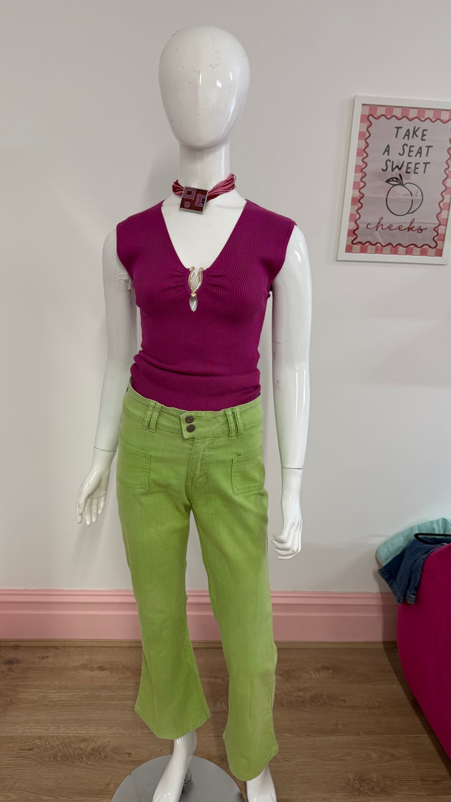 192 Green jeans