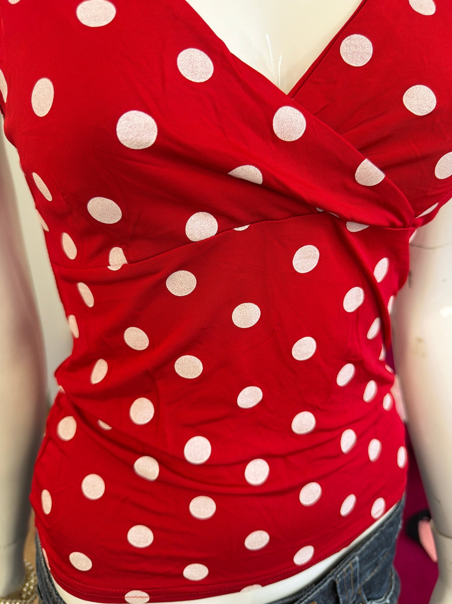 555 Polka dot cami top