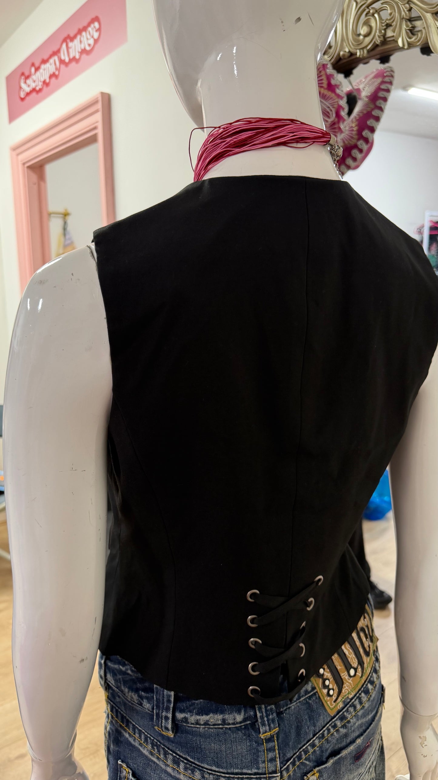 132 black waistcoat