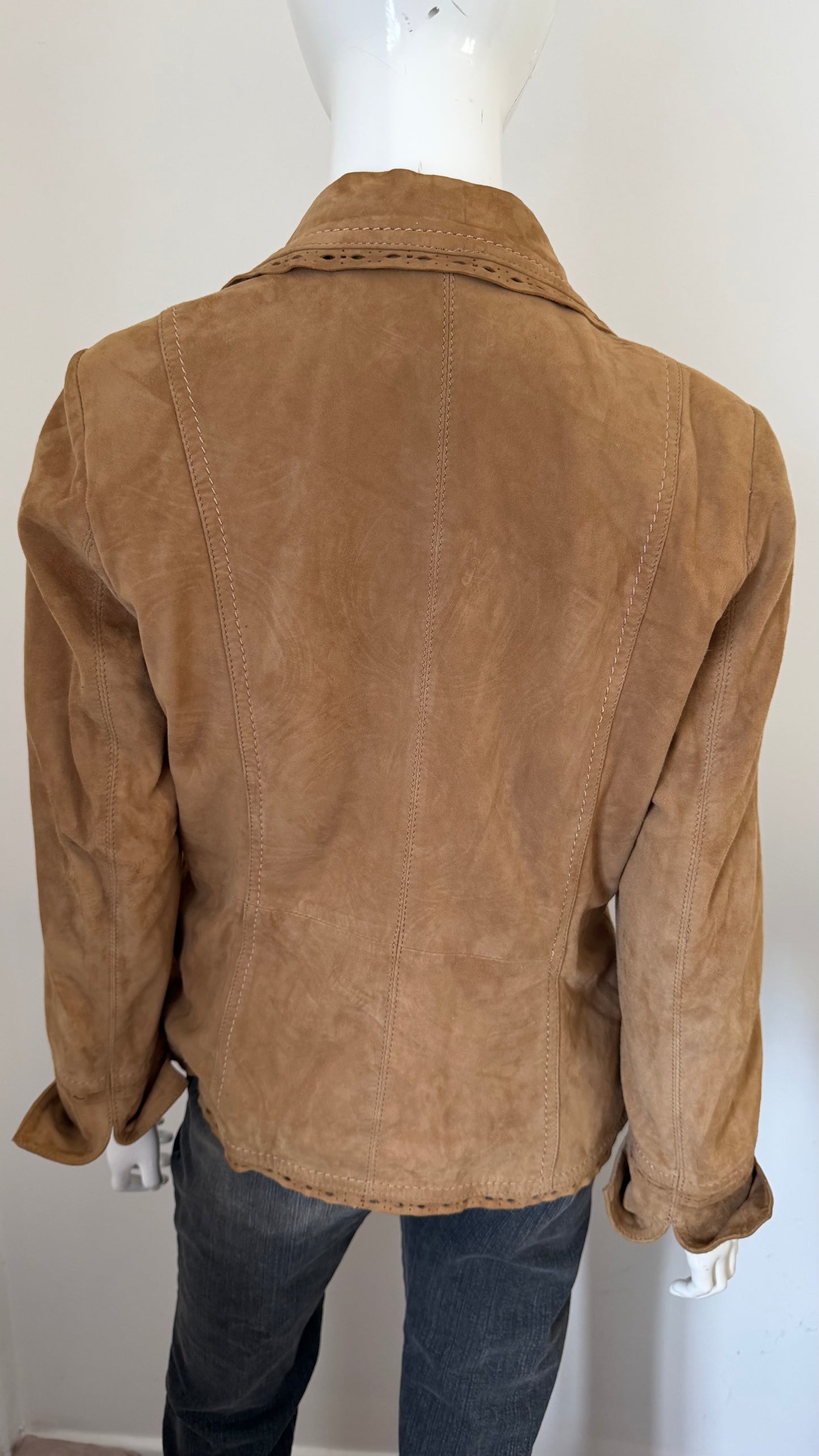 42 Brown suede jacket