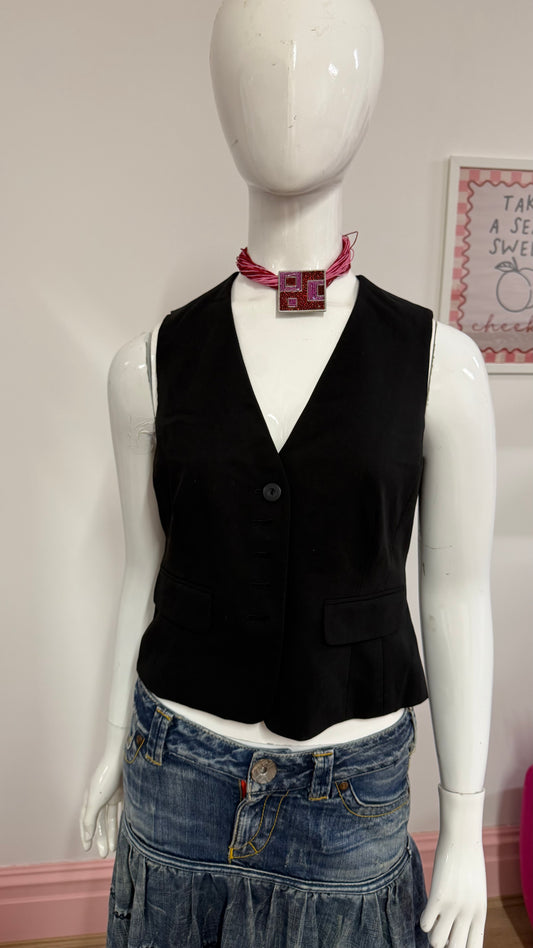132 black waistcoat