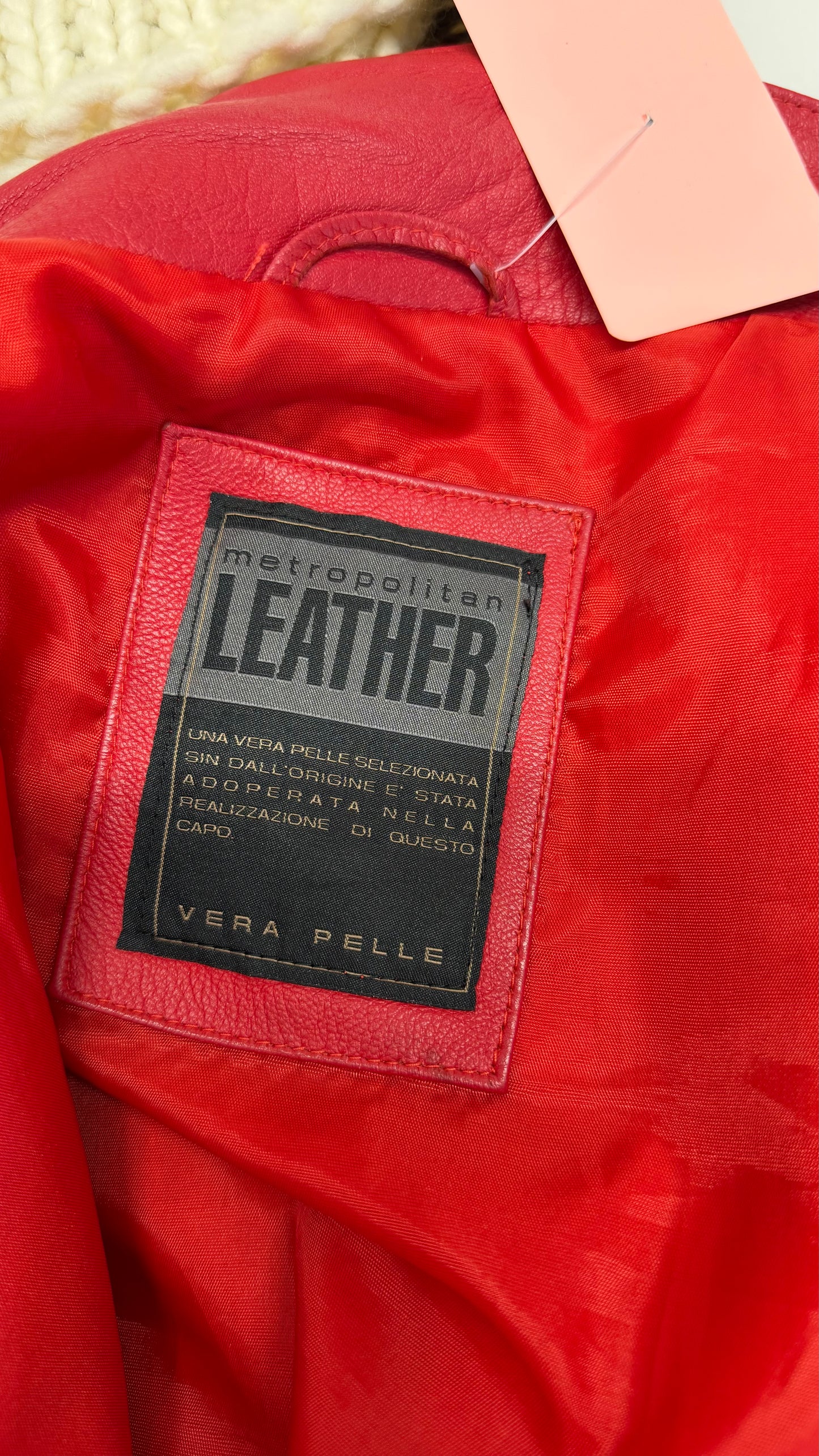 331 Red leather jacket