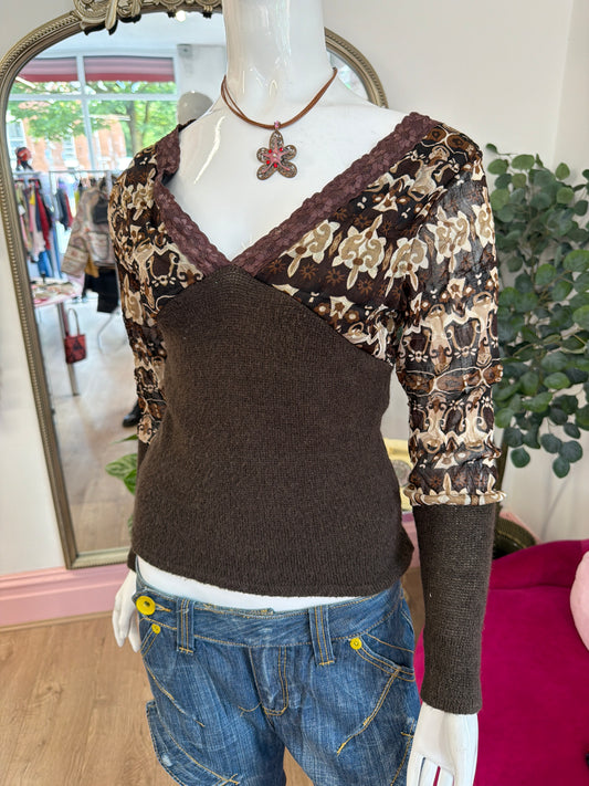 485 mezzo Brown top