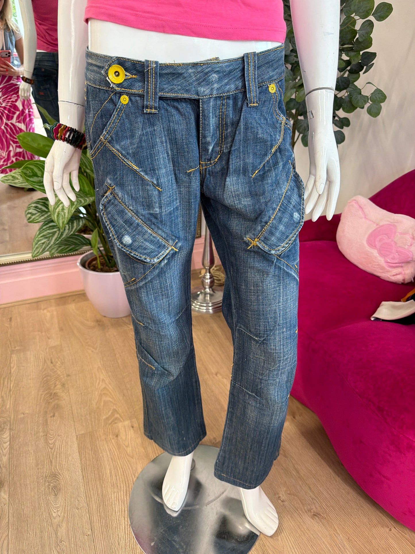 478 denim jeans cargo style