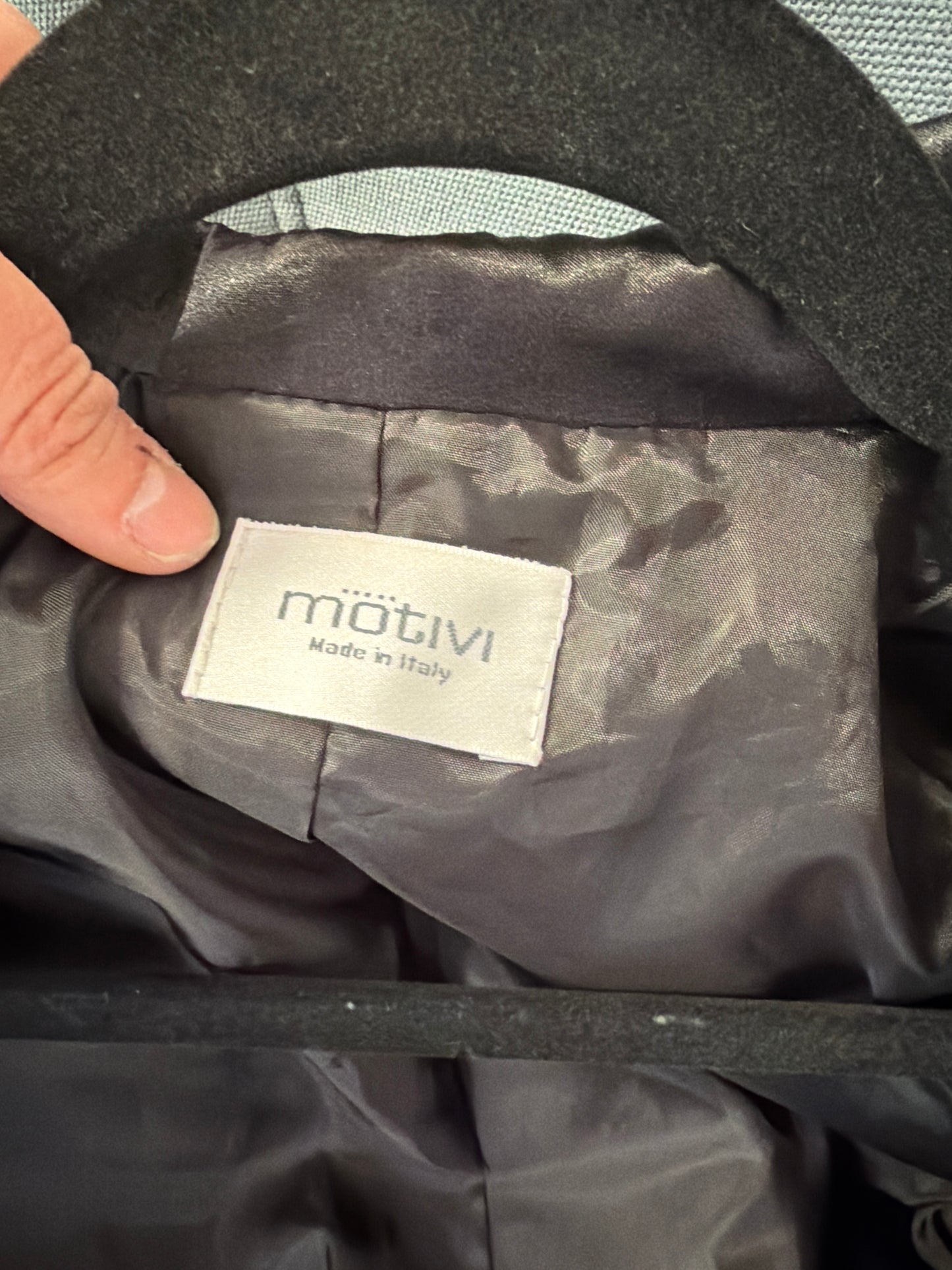 301 Motivi black satin suit jacket