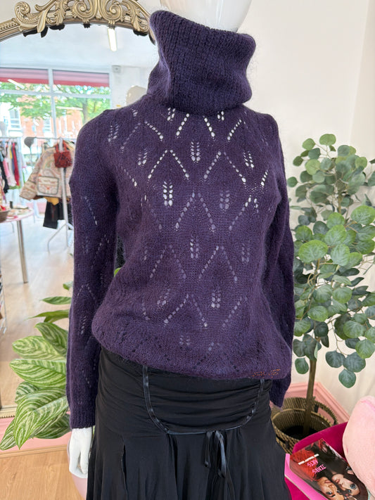 403 Purple knit jumper