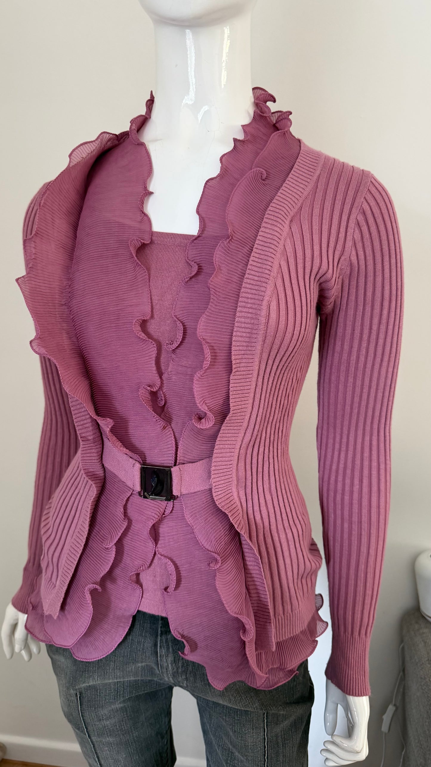 45 Purple frill jumper
