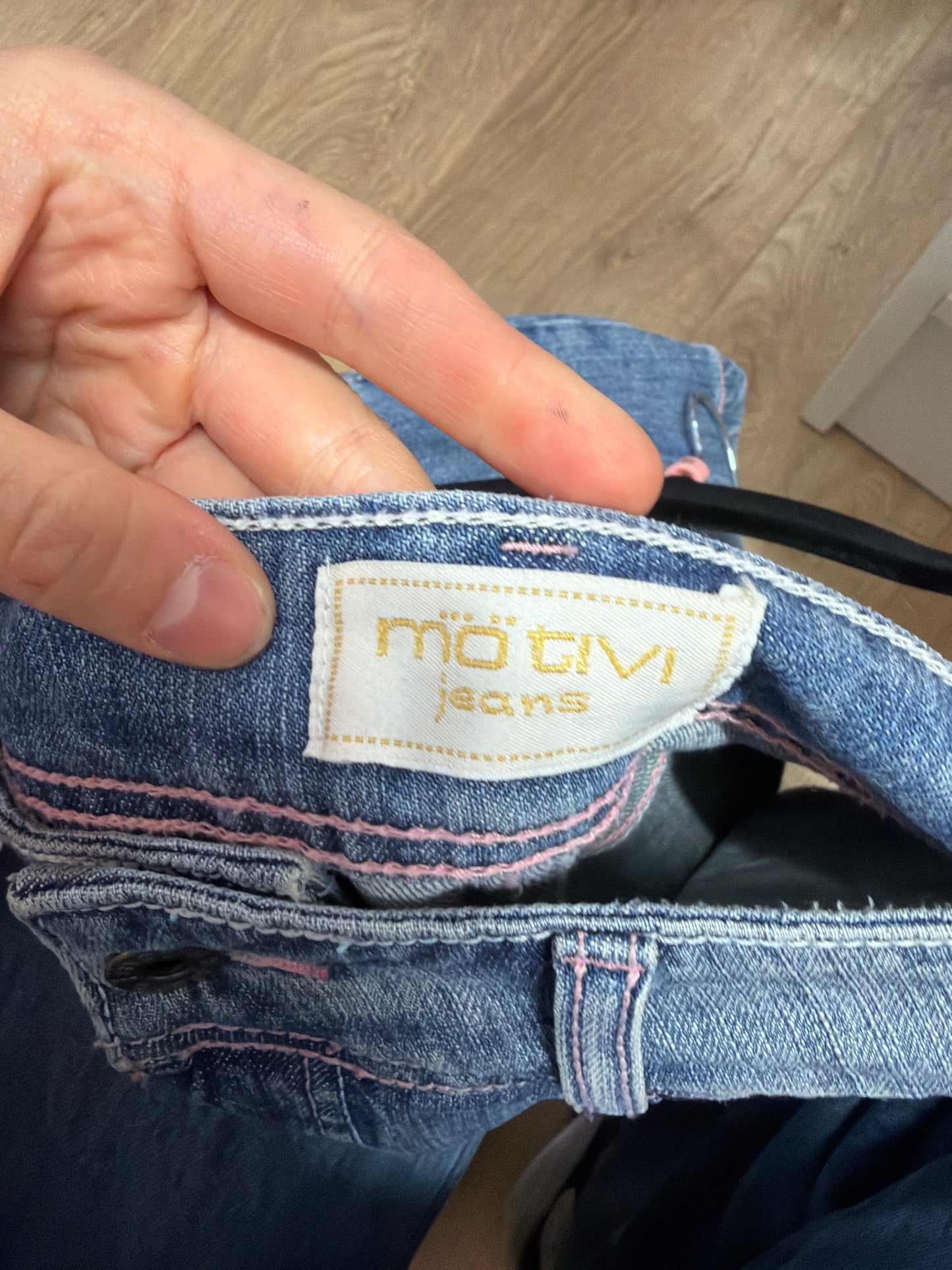 203 motivi denim mini skirt