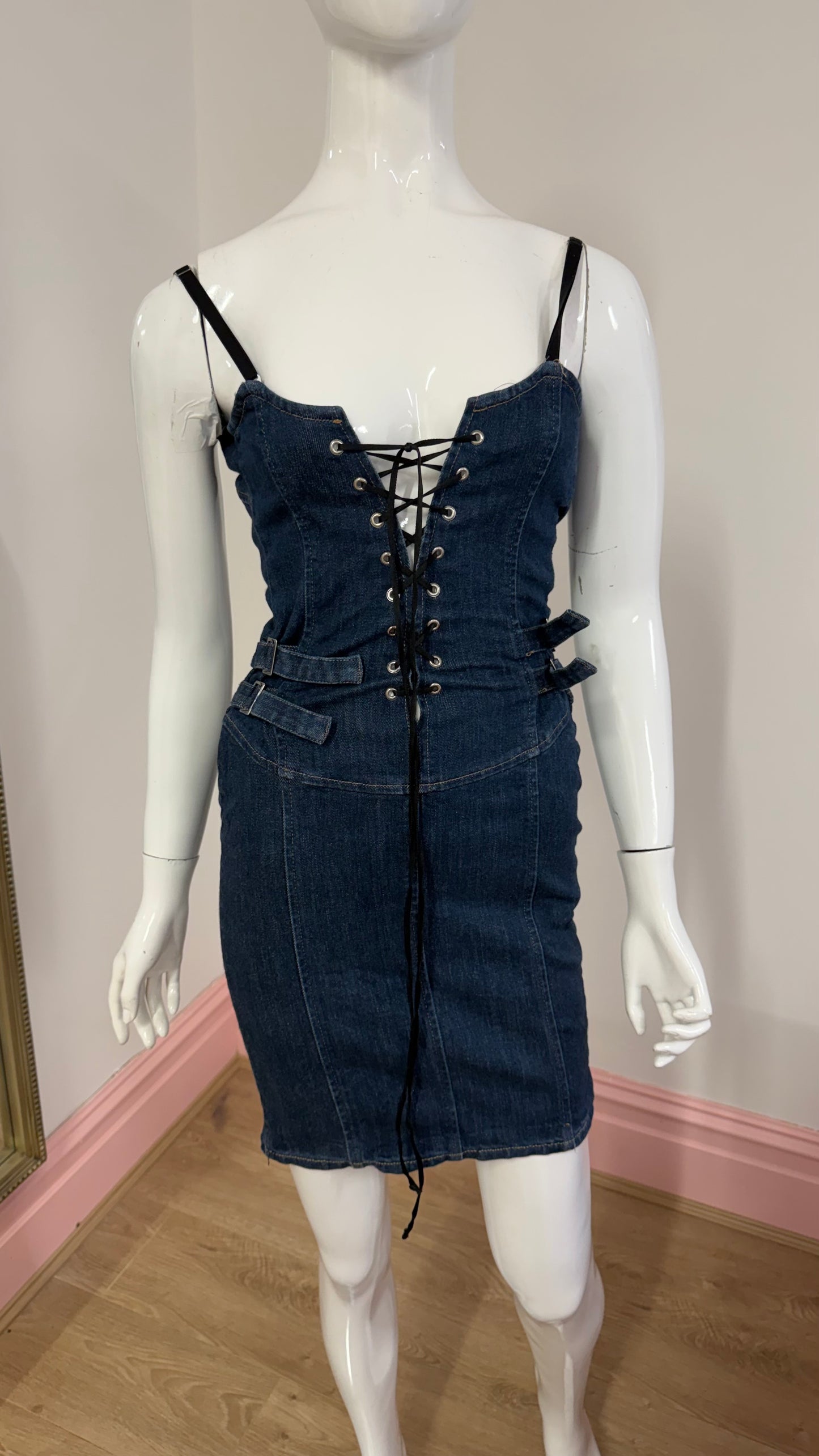 216 Sisley denim dress
