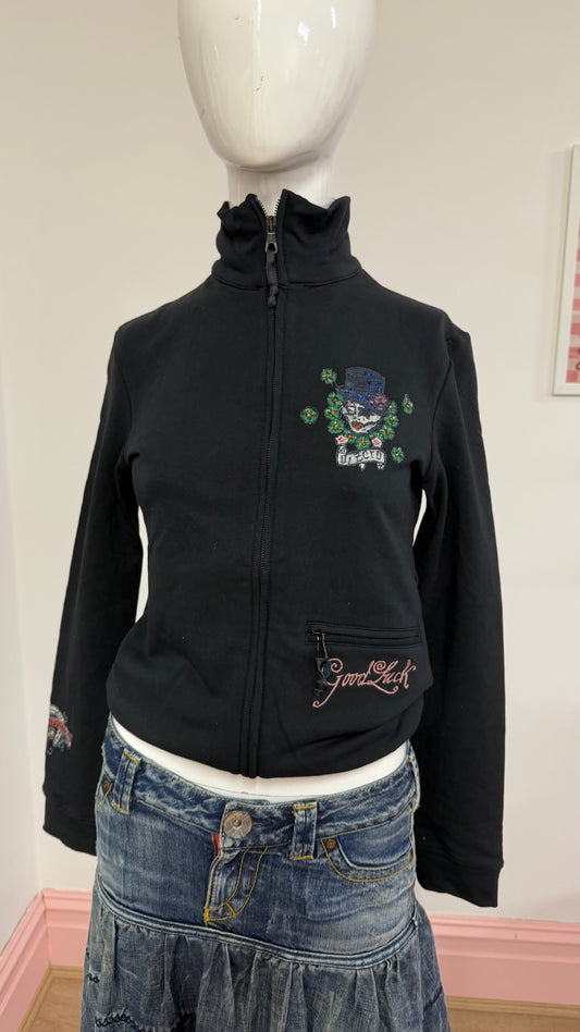 144 black hoodie
