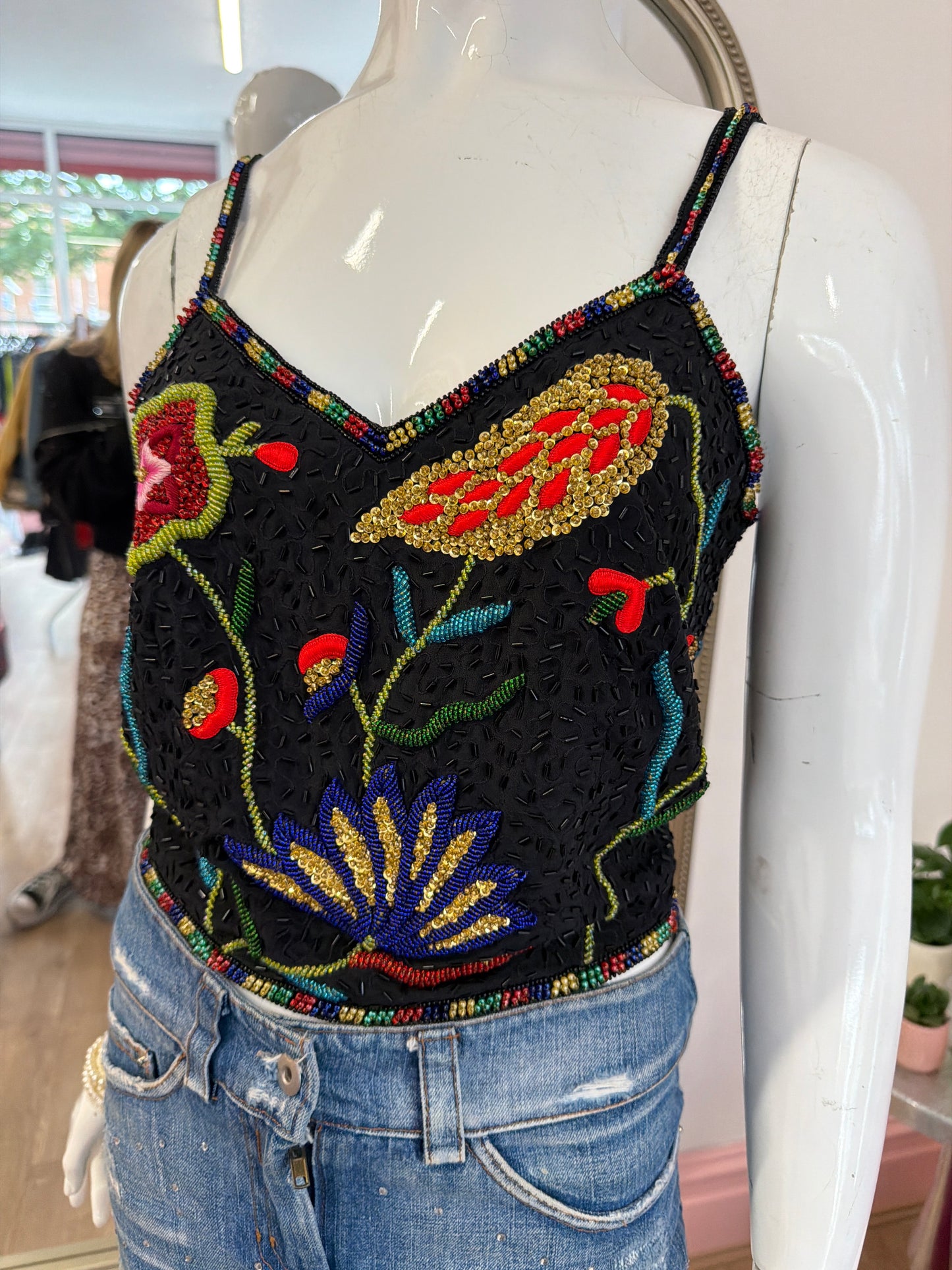 522 sequined cami top