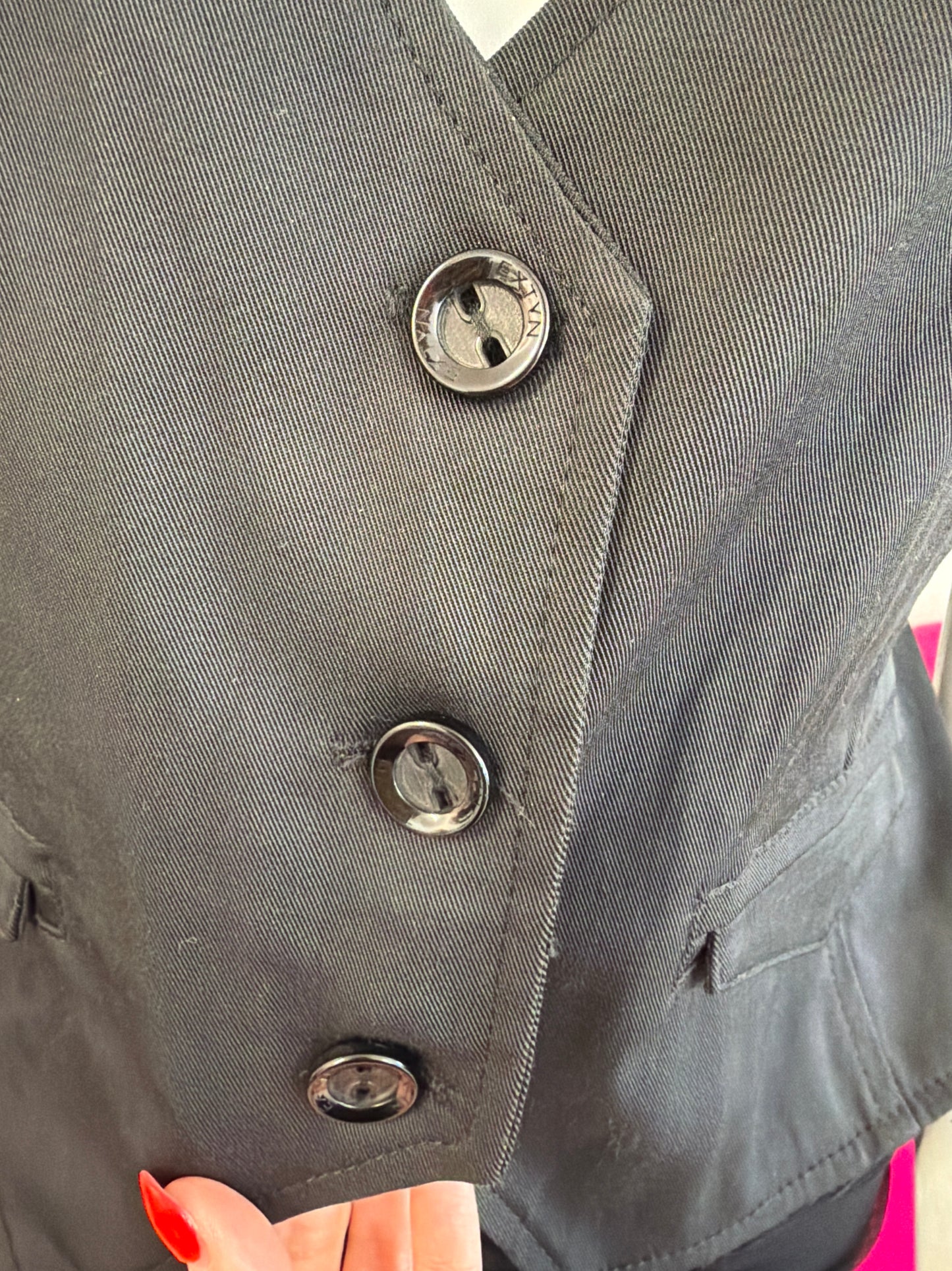 390 Black waistcoat