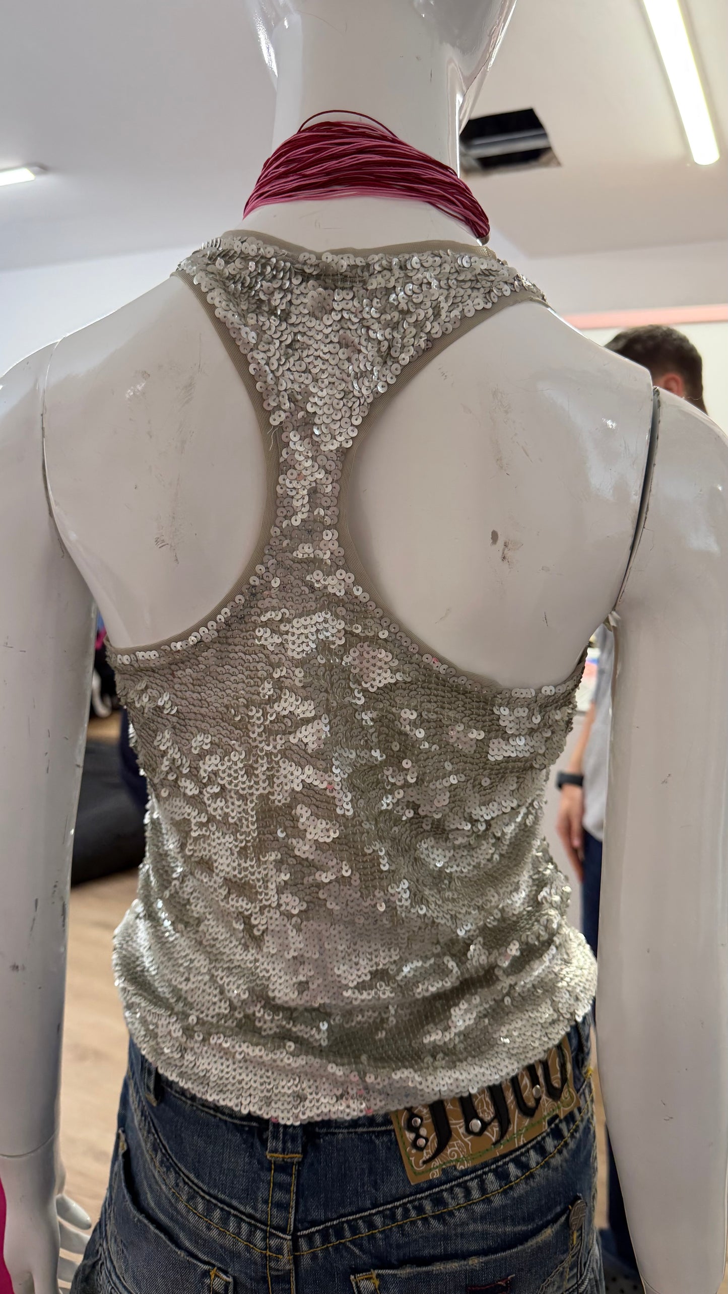 71 Sequin pinko top